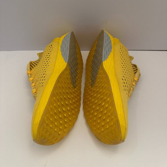NoBull Men\'s Diamond Knit Yellow Runner Sneakers Size 10M 11.5W main image 5